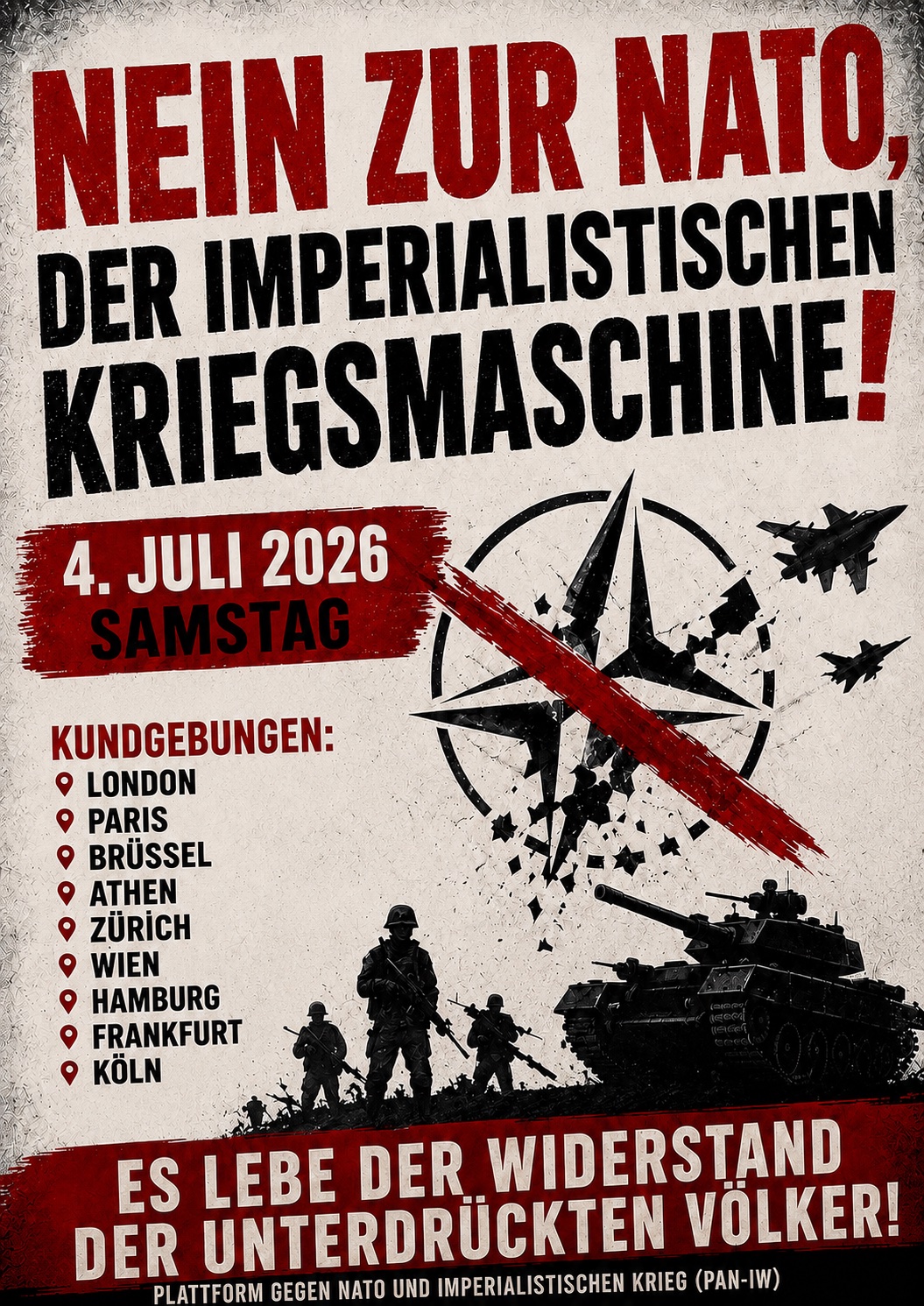 NATO ve Emperyalist Savaş Karşıtı Platform, 4 Temmuz’da eylemlere çağrıyor