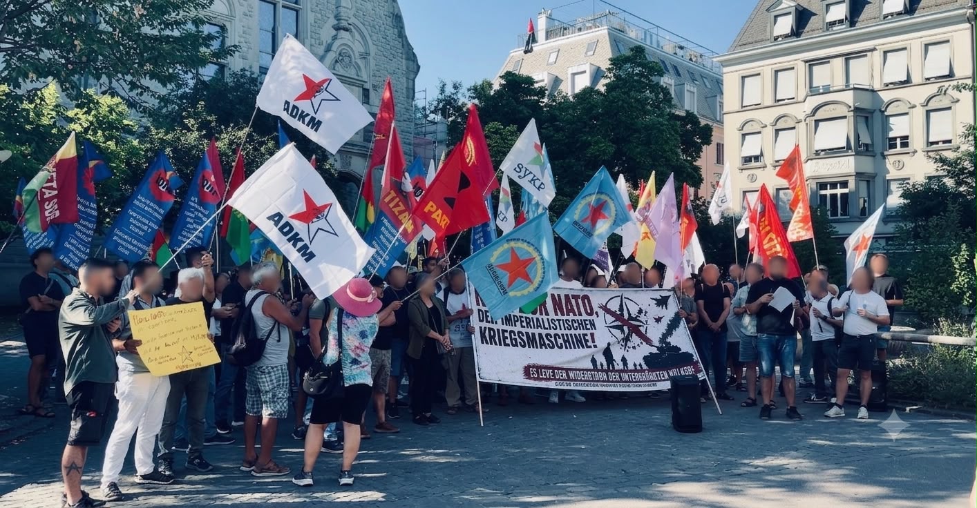 Zürih’te NATO Karşıtı Eylem: Emperyalist Savaşlara Karşı Alanlardaydık